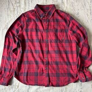 Eddie Bauer plaid long sleeve flannel